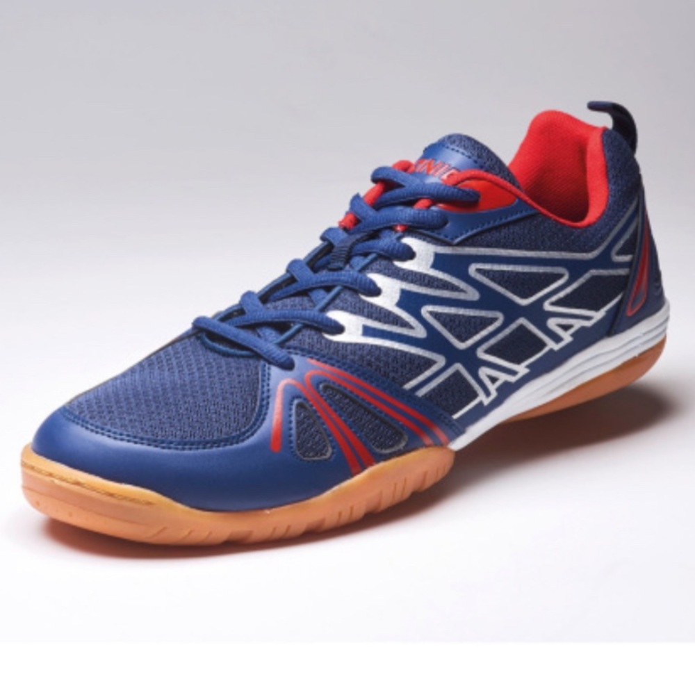 DONIC Shoe Sprint, table tennis shoe, Men’s size 11.5 (navy/red)